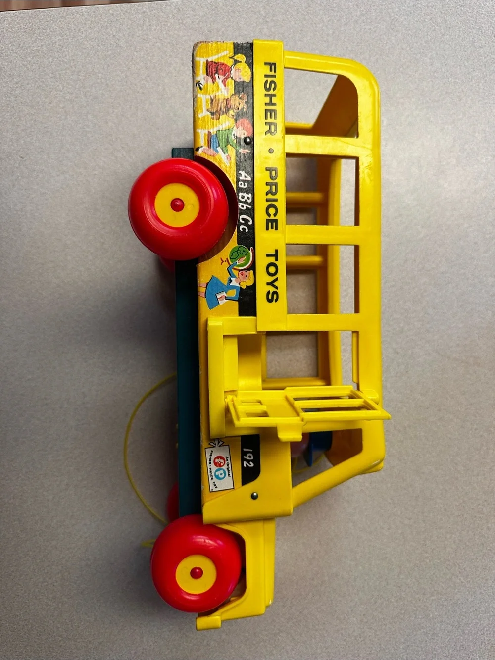 Vintage 1965 Fisher Price School Bus